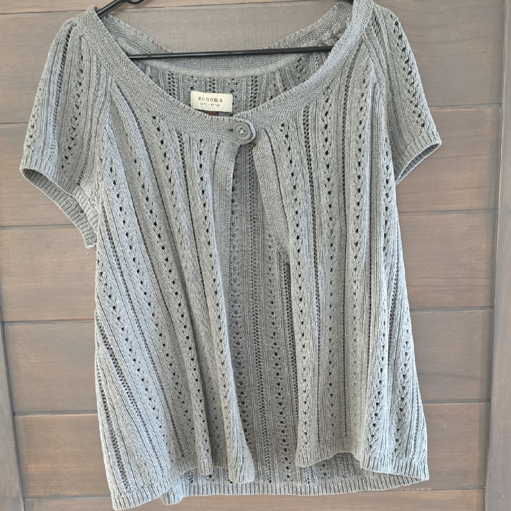 Kidorable Gray Knitted Blouse
